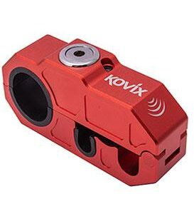 Kovix KHL Brake Lever Lock With Alarm (with warning light) Red Color