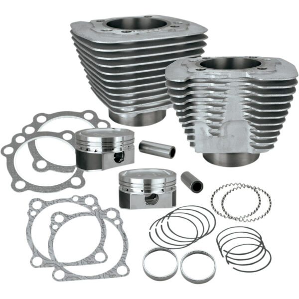 S&S CYCLE CYLINDER-KIT 883-1200 SILVER