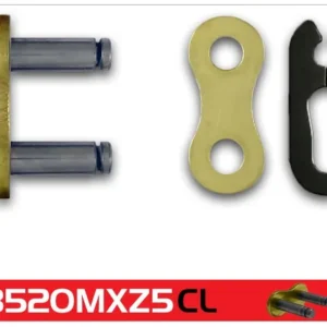 Kedjelås Clips, RK 520 MXZ5 Guldfärgat