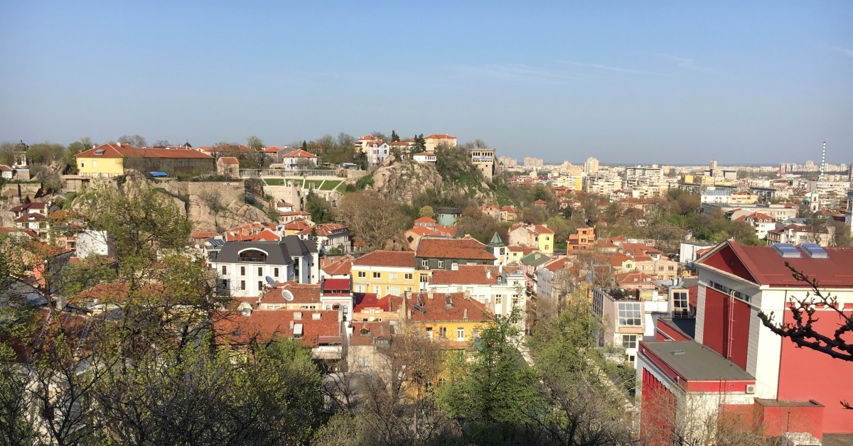 Plovdiv city view