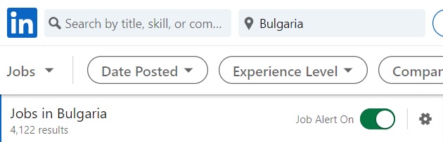 Bulgaria Job Alert