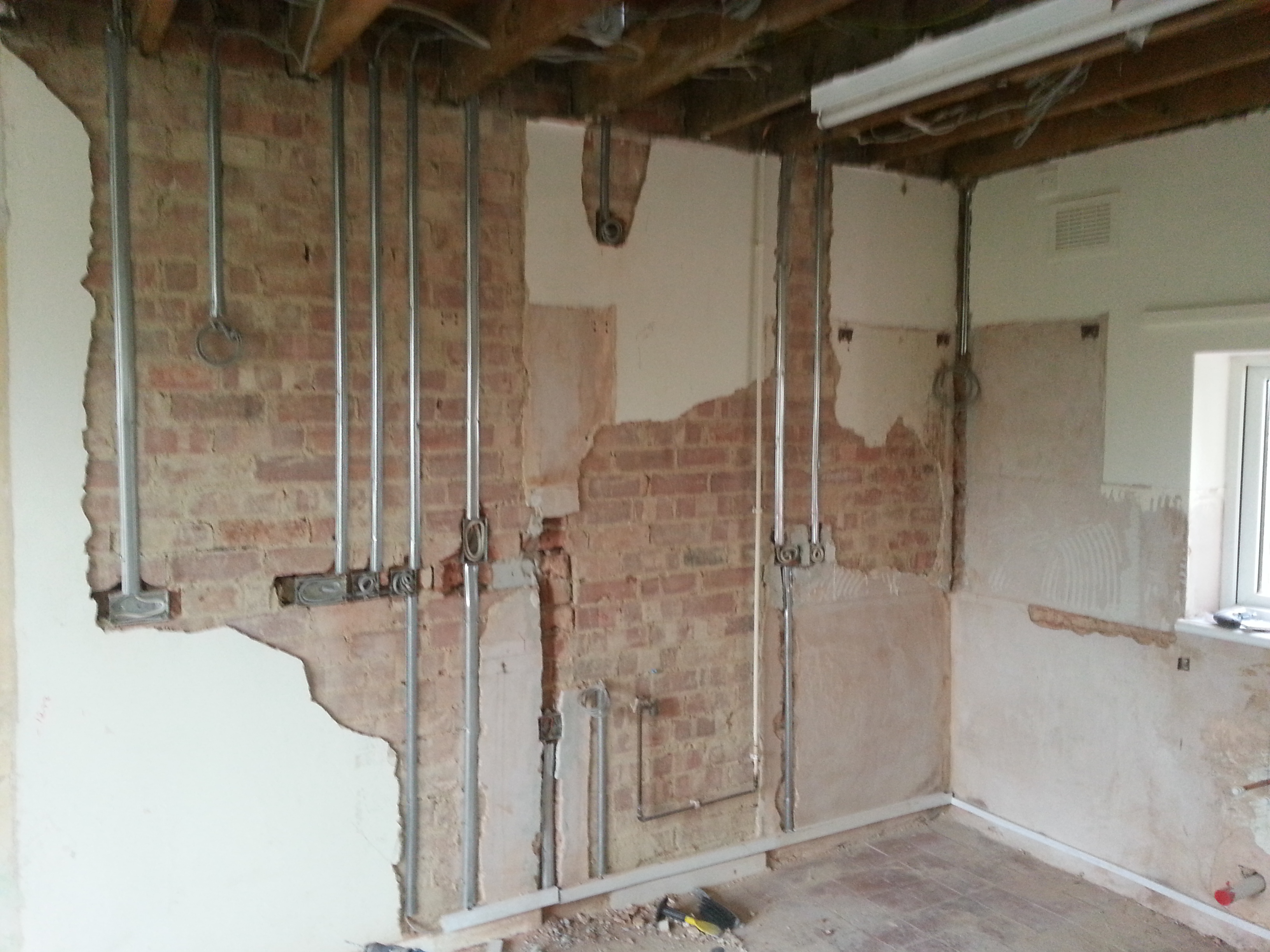 House Rewire Leeds in progress mps ltd 0113 3909670