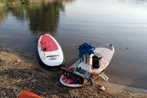 trash found in the Sea of Galilee