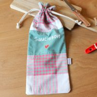 Sac à saucisson  "Saucisson ♥" Hubert