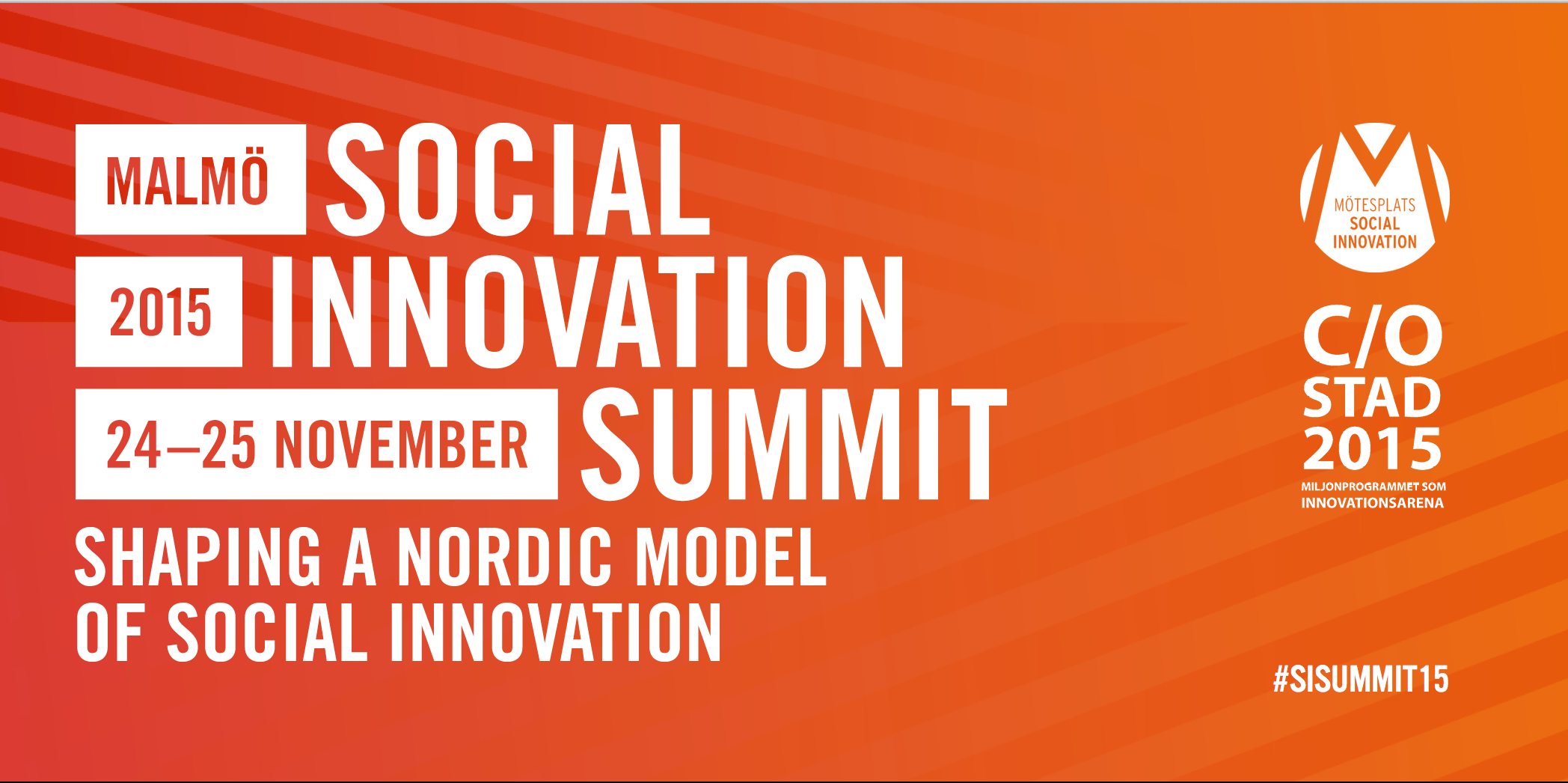 Du är en av de entreprenörer som SEB bjuder på Social Innovation Summit!