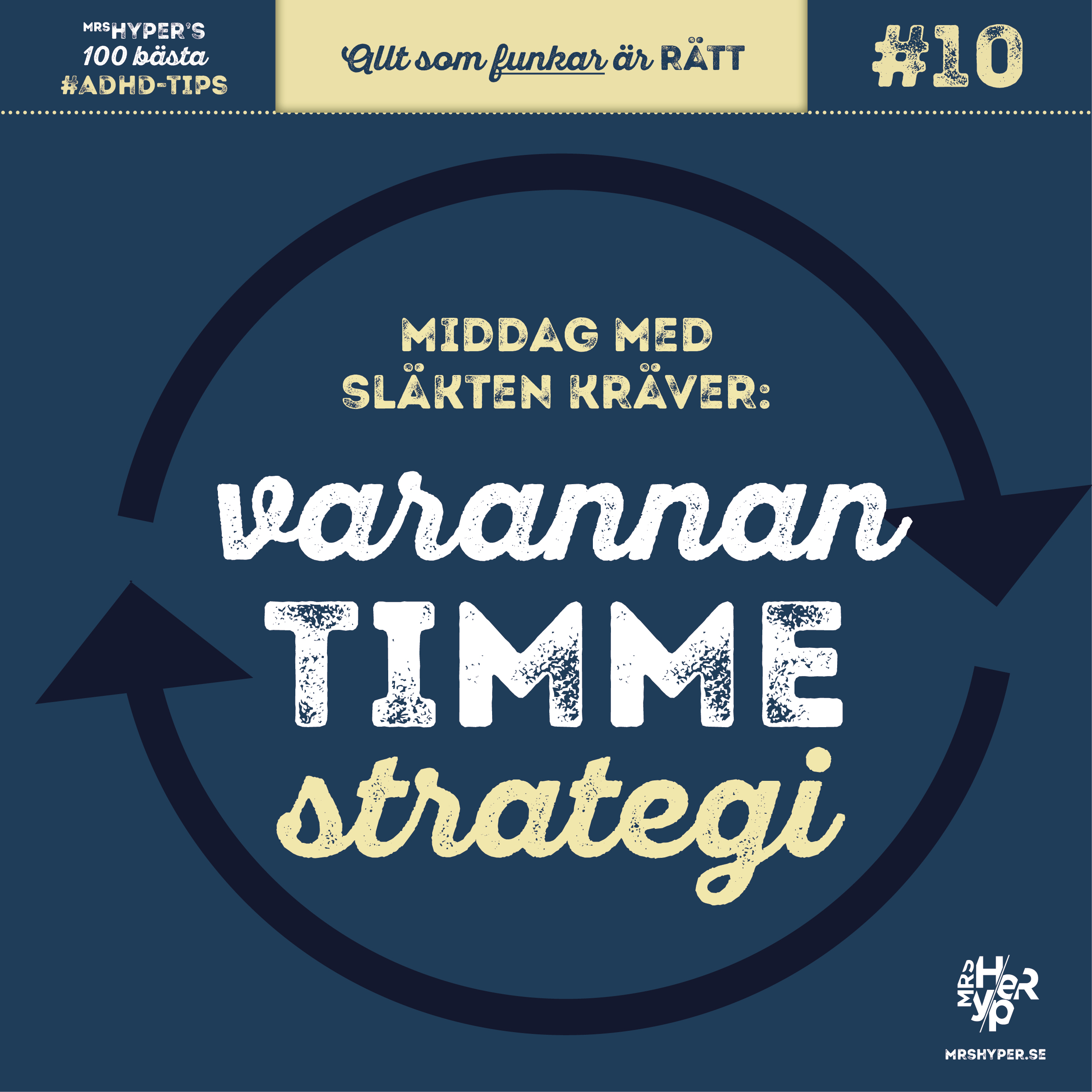 ADHD-tips #10. Varannan-timme-strategi