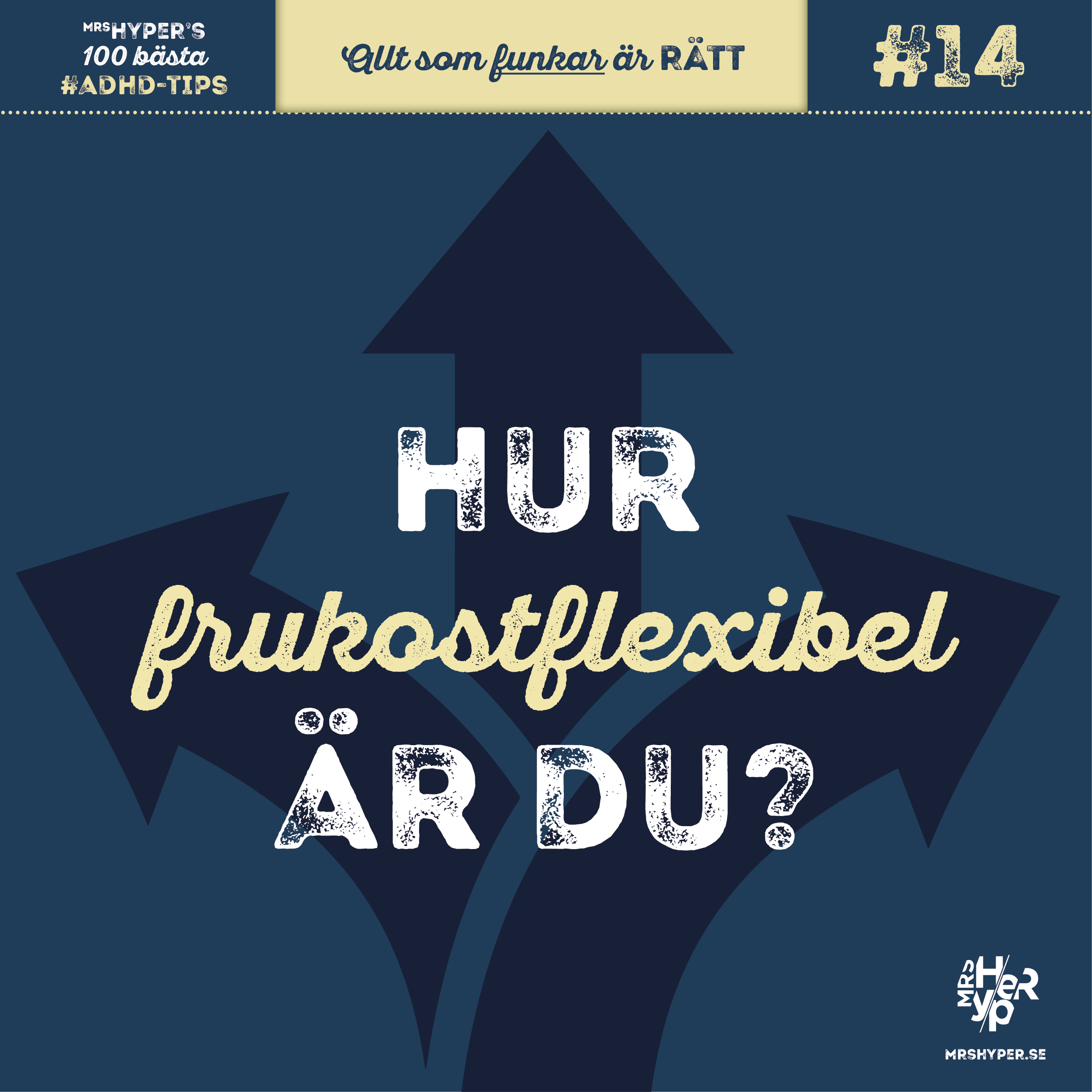 ADHD-tips #14. Frukostflexibel eller ”samma-som-alltid”?