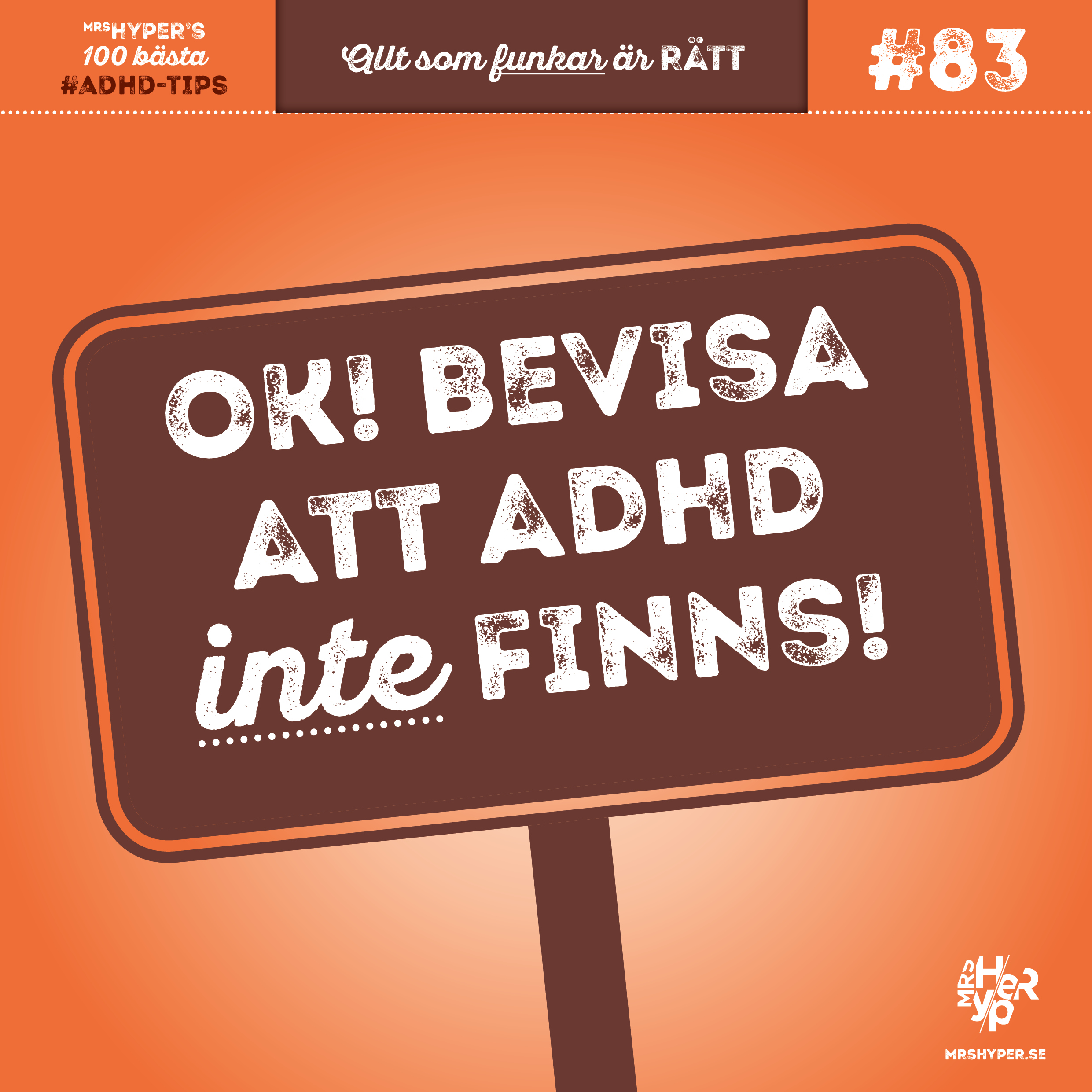 ADHD-tips #83. Att hantera ”ADHD-skeptiker”