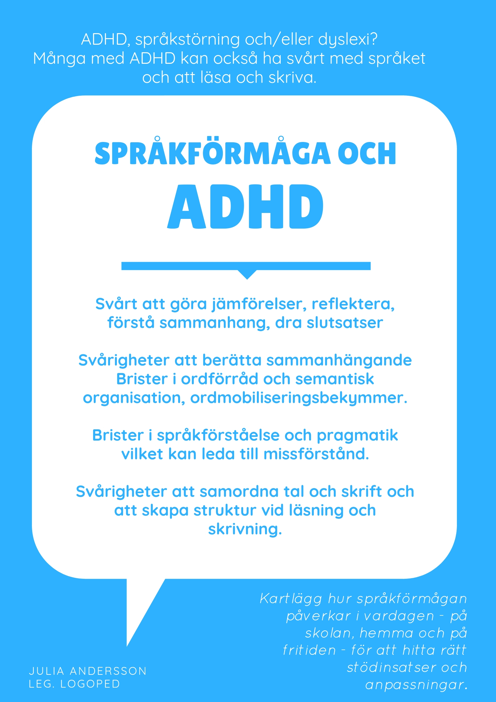 ADHD och språkförmåga