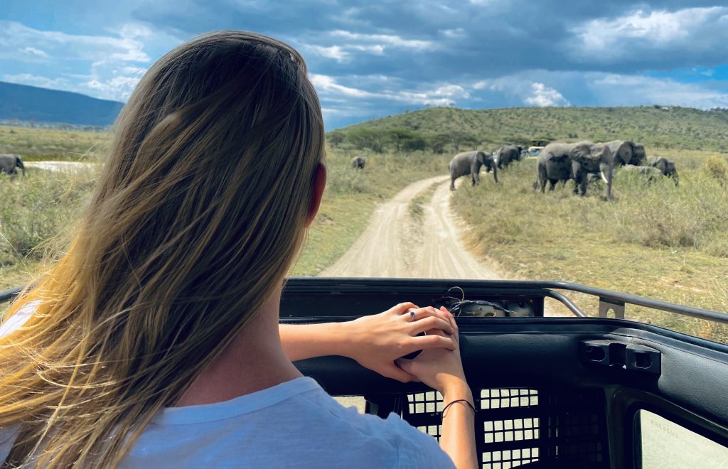 On safari in Serengeti, Tanzania