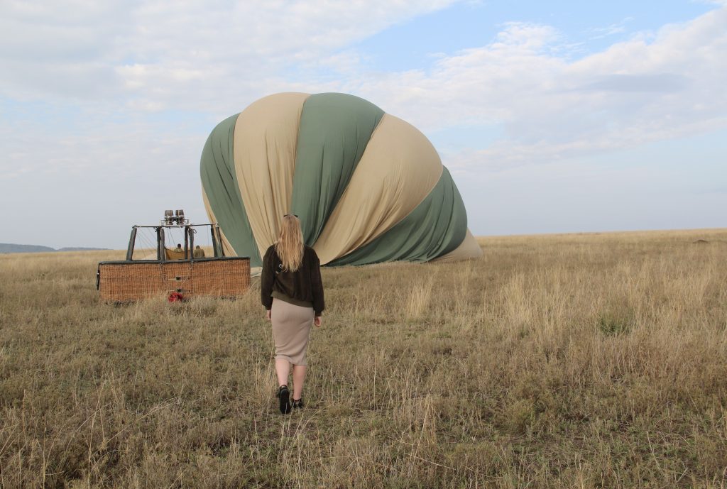 Hot air balloon safari