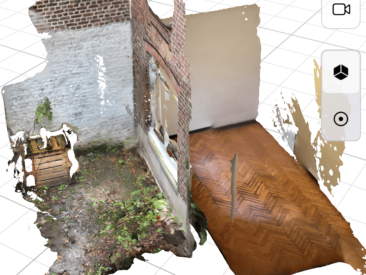 Scan 3D logement sinistré suite à une fuite d'eau