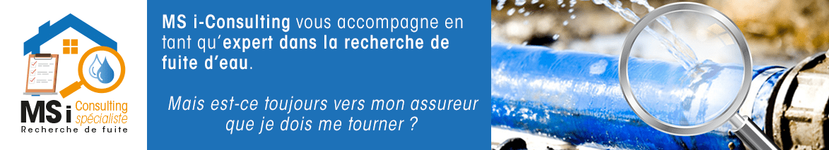 Fuite d'eau et assurance : Votre recherche de fuite prise en charge par l'assurance