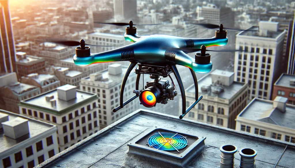 Recherche de fuite d'eau par drone