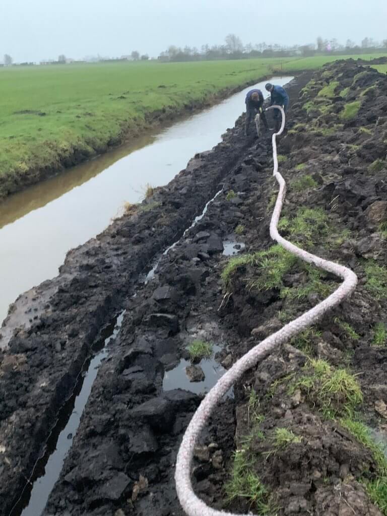 Drainagebuis aanleggen