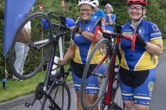 13 AUG 2022 Soroptimister på cykel gæster Silkeborg på vej Danmark rundt
Foto: Jens Anker Tvedebrink