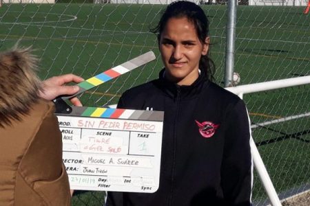 Sr Paraguas y Miguel Angel Suárez graban un documental de mujeres en el deporte