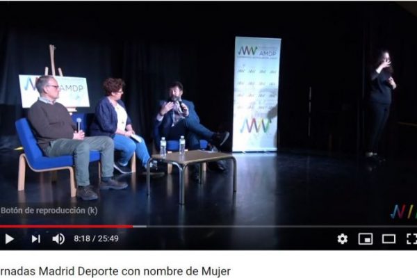 Vídeo Jornadas Madrid Deporte con Nombre de Mujer