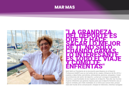 Entrevista Sportnet4women a nuestra presidenta Mar Mas
