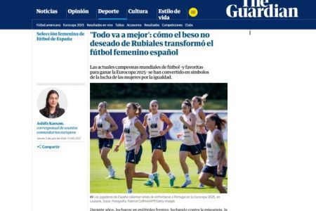 The Guardian. ‘Todo va a mejor’: cómo el beso no deseado de Rubiales transformó el fútbol femenino español