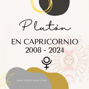 Pluton en Capricornio