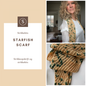 Strikkekit Starfish Scarf