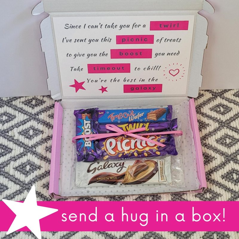 Send a Hug in The Box Chocolate Letterbox Gift