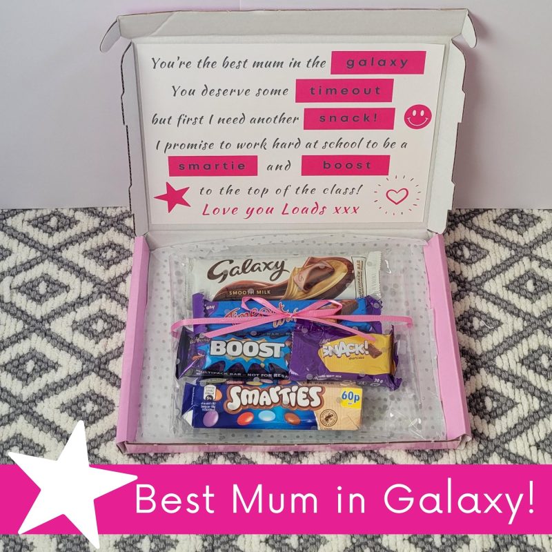 Best Mum in the Galaxy Chocolate Treat Box