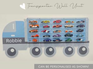 Personalised Toy Car Wall Display Unit