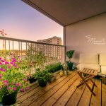 Balkon einer Wohnung im Forum Schwanthalerhöhe