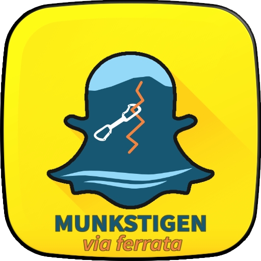 Munkstigen Via Ferrata snap chat filter