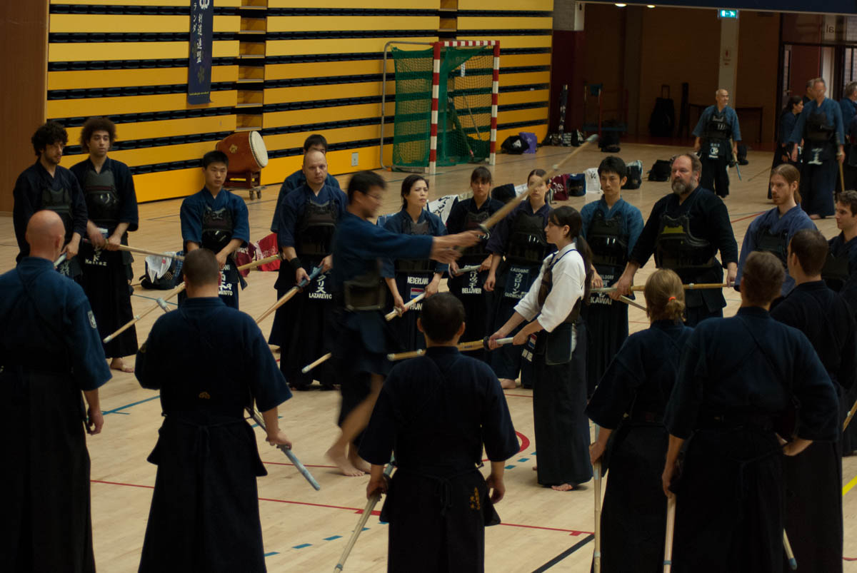 Nabeyama Sensei teaches at the 2013 NKR Summer Seminar