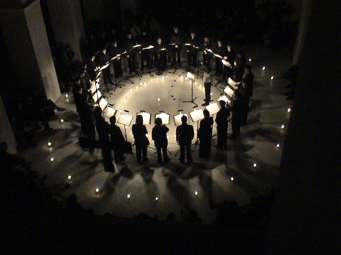 Musica Sacra Festival Bever, Belgium - picture of the live performance of Boetekanon by Avo Pärt (2008)