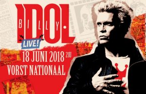 Billy Idol op 18 juni naar Vorst Nationaal!