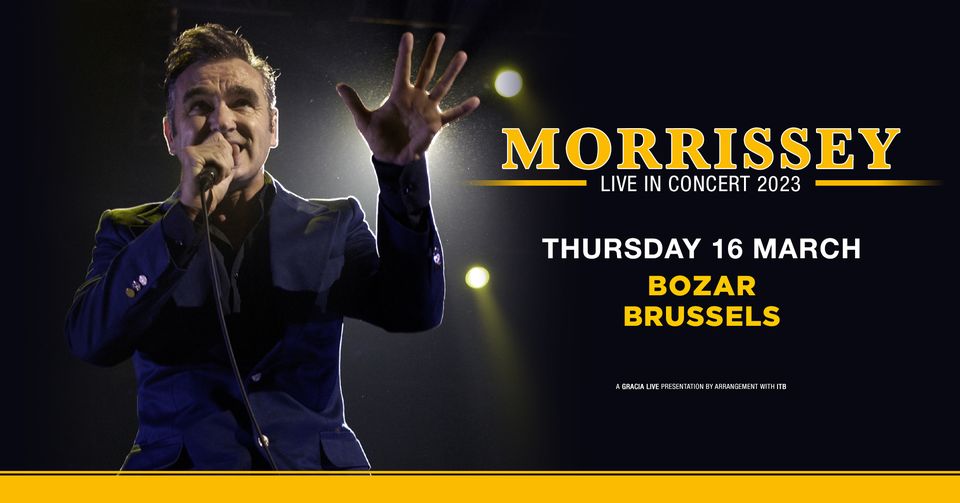 , <strong>Morrissey komt op 15 &amp; 16 maart eindelijk terug naar België!</strong>