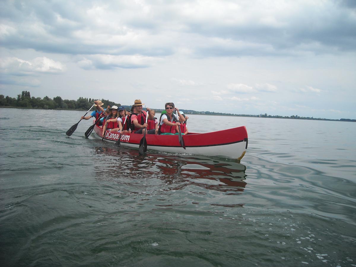 Kanutour Reichenau - Kanu im Bodensee