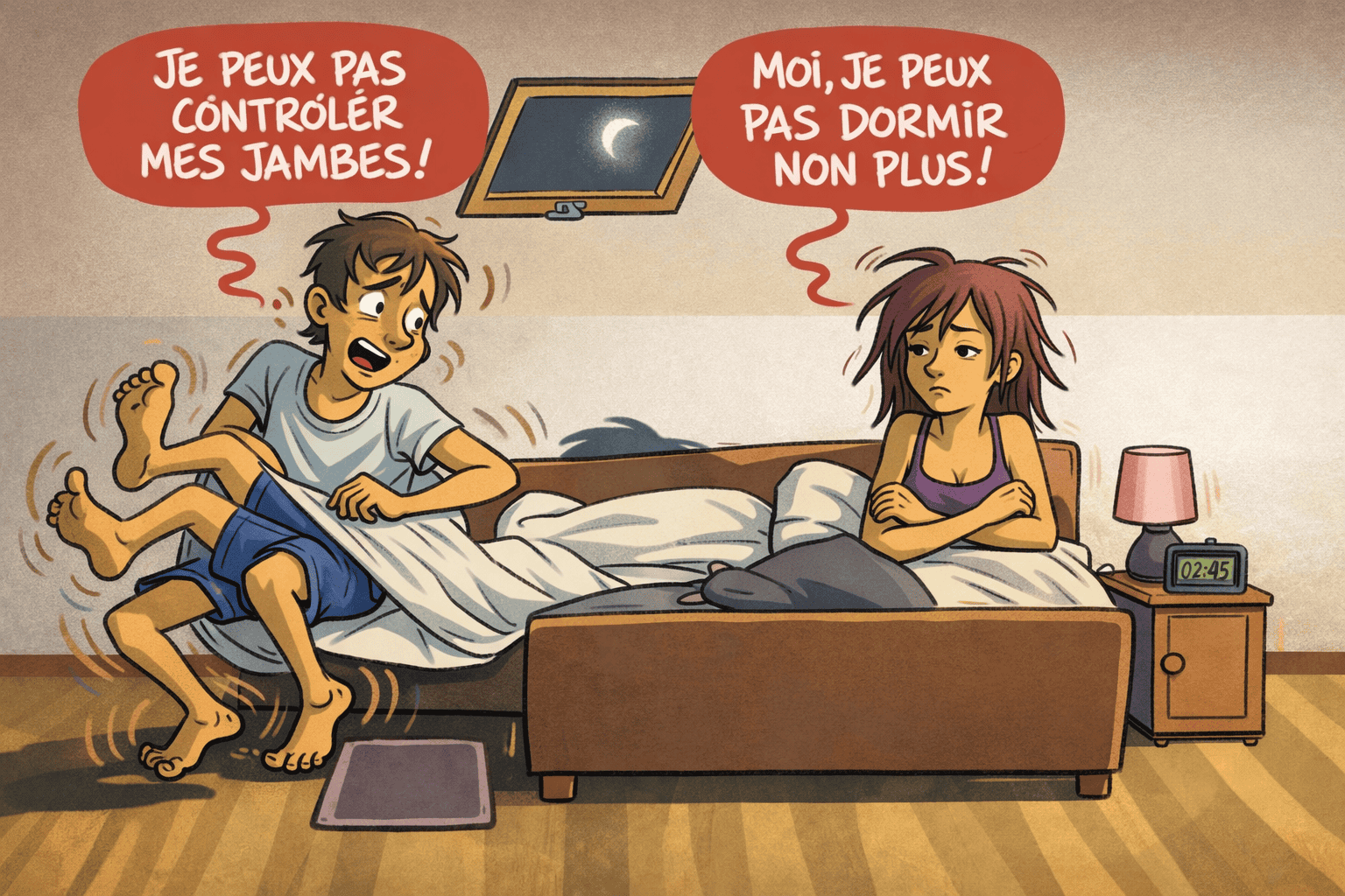 jambe sans repos shiatsu