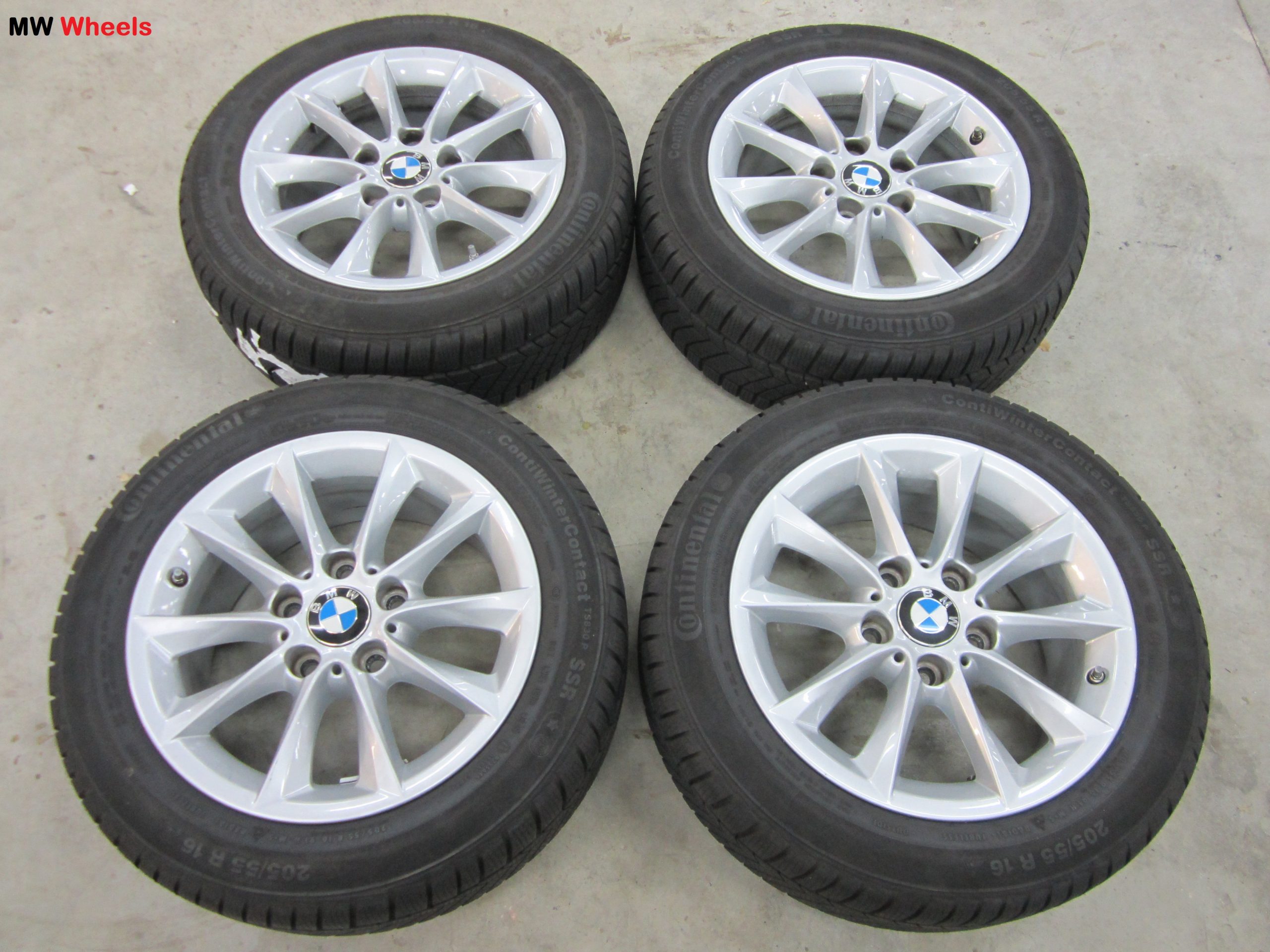 Originele BMW 16 inch velgen 1 serie F20 E87 winterbanden runflat -  Origineel gebruikte velgen