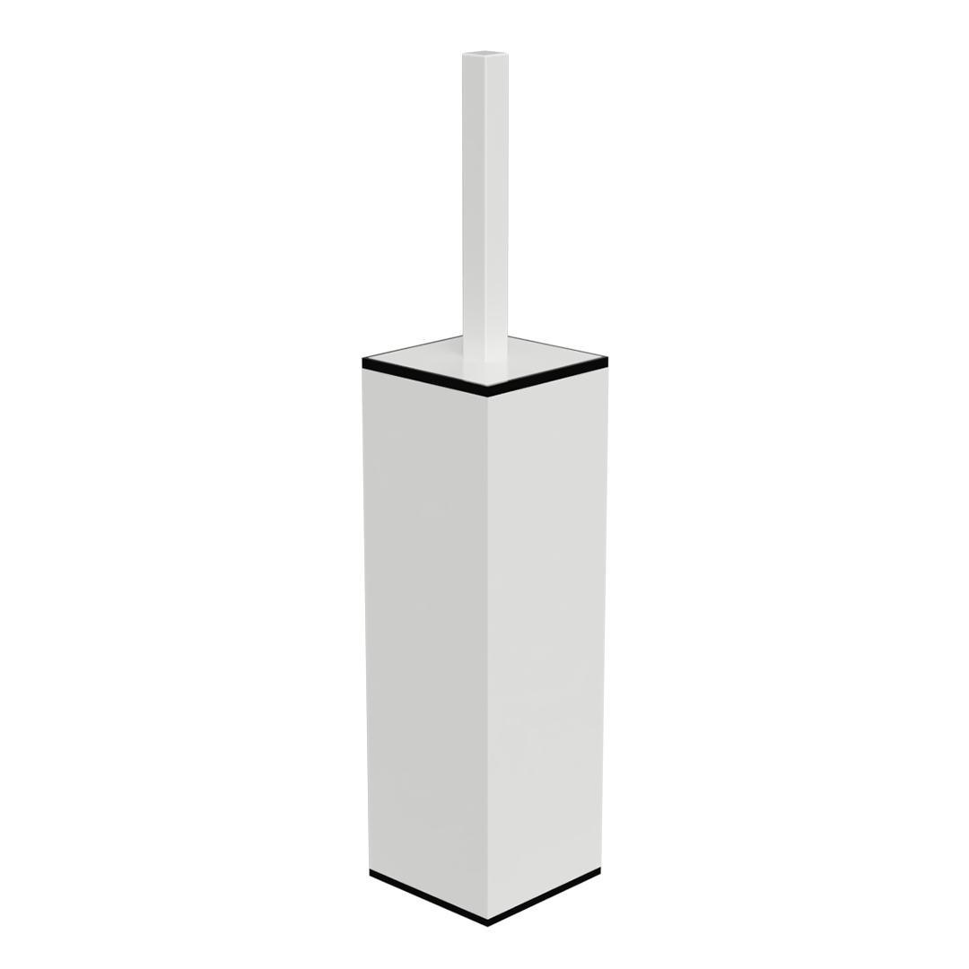 WC-Bürstengarnitur, stehend oder hängend,  80 × 400 × 80 mm