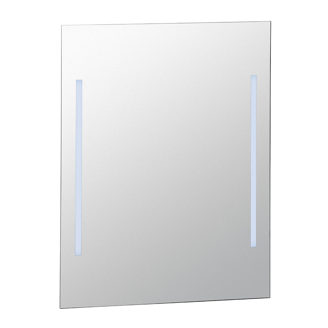 Badspiegel mit LED-Beleuchtung,  600 × 800 × 35 mm, 3 W