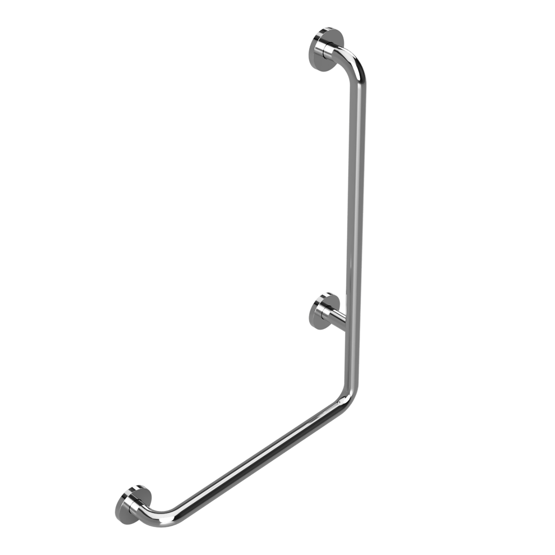 Haltegiff rechts, 890 mm, Poliert mit Abdeckung