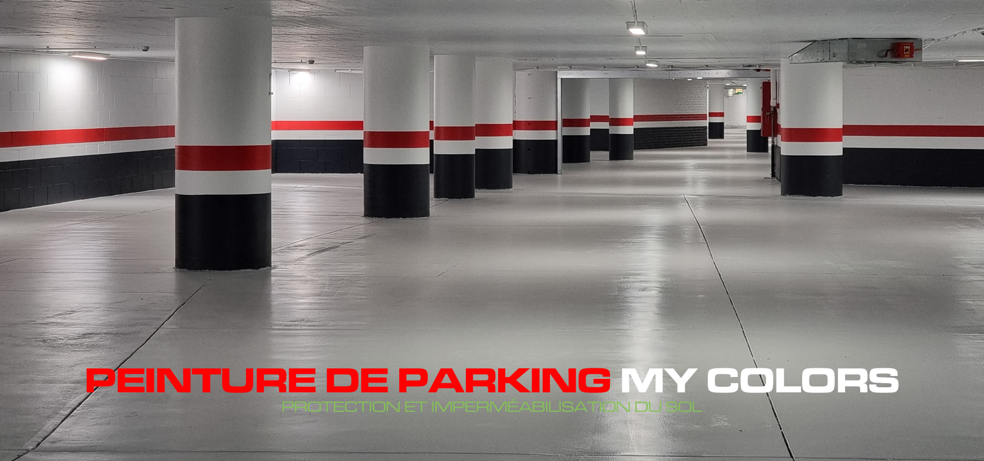 Service de peinture de parking - Bruxelles - Belgique - Devis