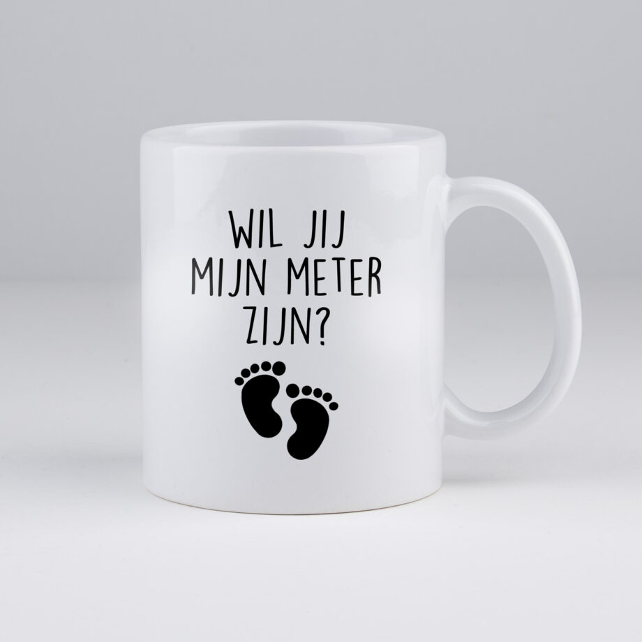 wil jij mijn meter zijn?, wil jij mijn peter zijn?, cadeautje meter peter vragen, koffiemok zwangerschap aankondigen, cadeau meter peter zwangerschap, zwangerschapsaankondiging meter peter