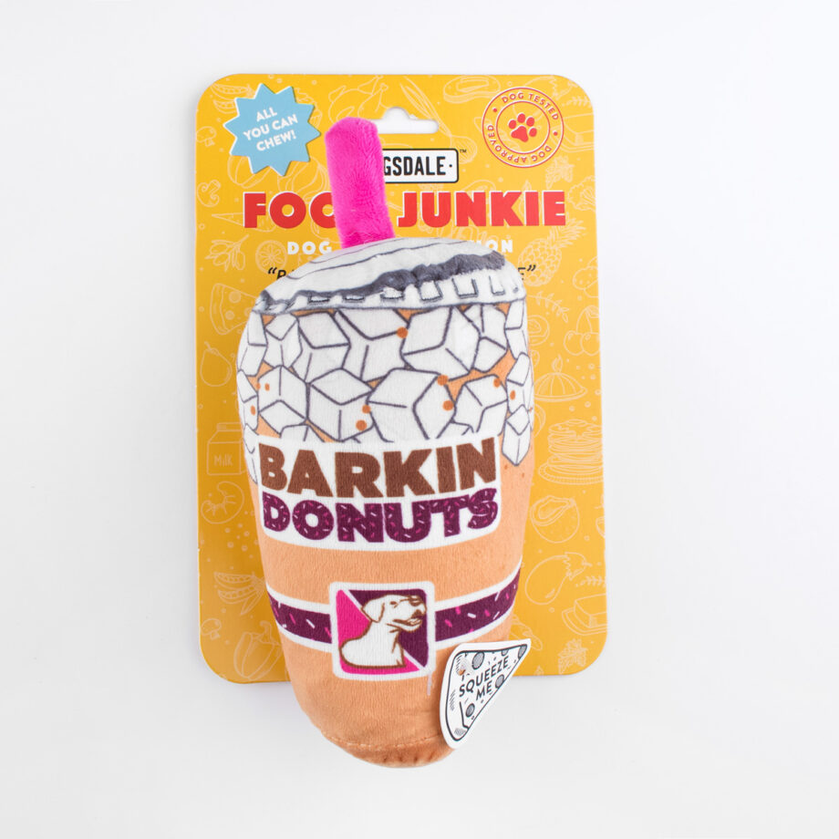 Barkin donuts iced coffee | Wagsdale by Fringe Studio hondenspeelgoed