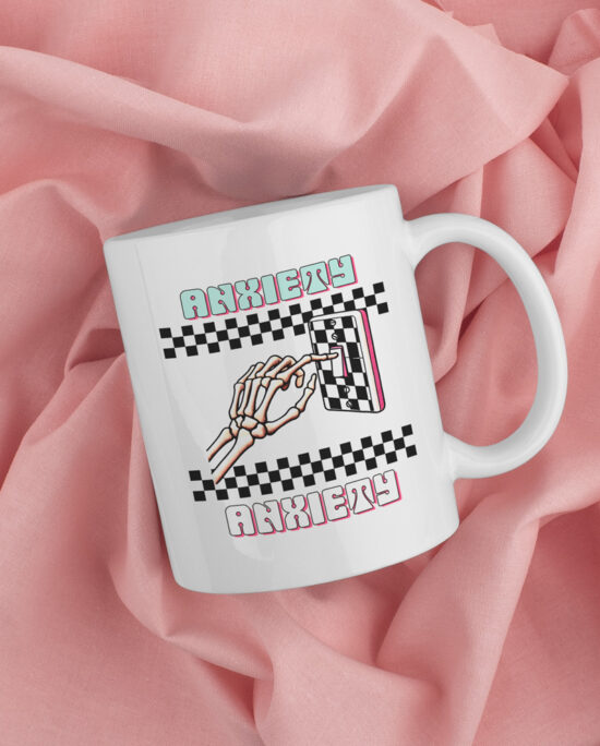 gifts for people with anxiety, cadeau voor mensen met angststoornis, angst, koffiemok, leuke koffiemok cadeau, anxiety mug, anxiety koffiemok, awareness koffiemok, cadeau voor mensen met paniekaanvallen, panic attacks, paniekaanvallen, mental health awareness