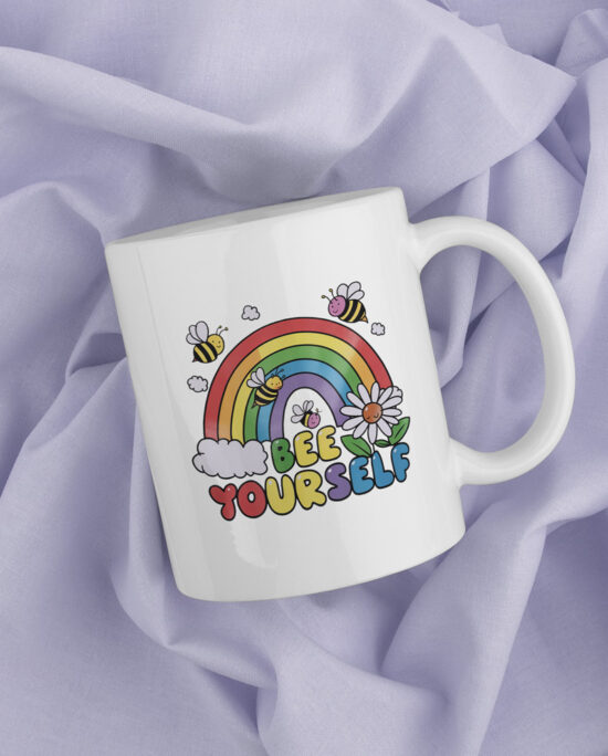 , pride koffiemok, pride gift, pride cadeau, lgbtq gift, lgbtq cadeau, geschenk, lgbtq koffiemok, gay koffiemok, lgbtq mug, gay merchandise, lgbtq merch, leuke koffiemokbee yourself