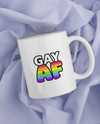 gay af, pride koffiemok, pride gift, pride cadeau, lgbtq gift, lgbtq cadeau, geschenk, lgbtq koffiemok, gay koffiemok, lgbtq mug, gay merchandise, lgbtq merch, leuke koffiemok