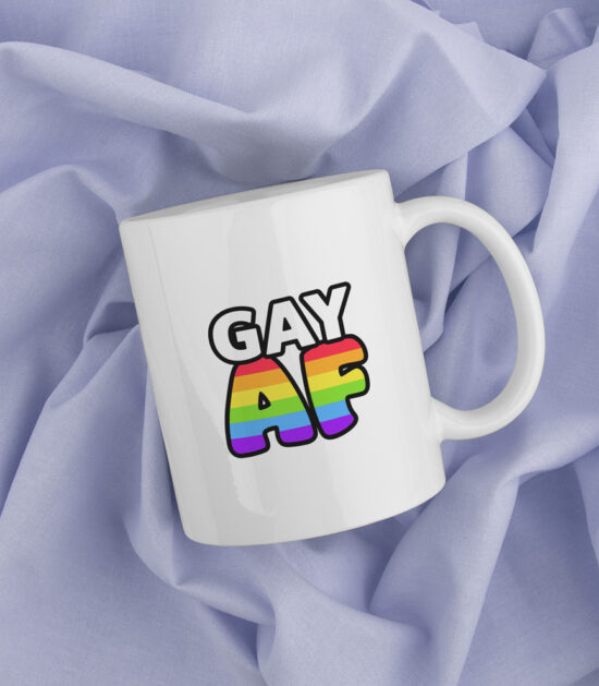 gay af, pride koffiemok, pride gift, pride cadeau, lgbtq gift, lgbtq cadeau, geschenk, lgbtq koffiemok, gay koffiemok, lgbtq mug, gay merchandise, lgbtq merch, leuke koffiemok