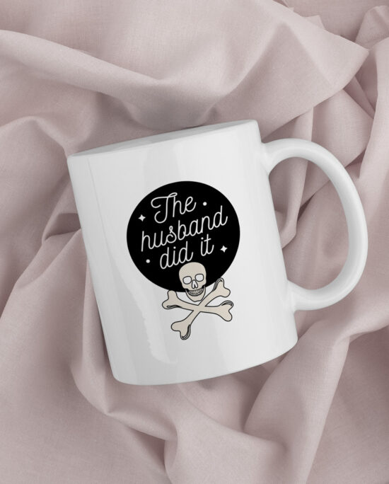 the husband did it, Koffiemok, true crime koffiemok, leuke koffiemok, true crime fan, true crime gift, true crime addict, true crime geschenk, cadeau voor true crime fan, bureau mok bedrukking, mok, koffiemok, koffiemok cadeau, cadeau koffiemok, tasse à café cadeau, gift, coffee lover gift, fun, leuke koffiemok, grappige koffiemok, grappig cadeau, bureau mok, witte koffiemok bureau met bedrukking