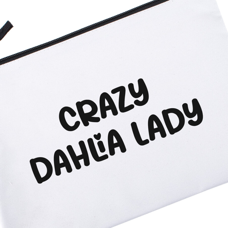 Crazy dahlia lady | Accessoiretasje